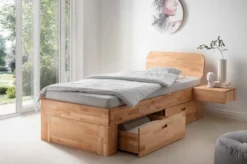 Los Angeles Holzbett mit Stauraum