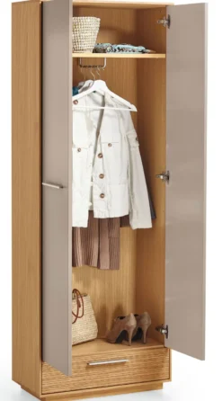 LOVENO Garderobenschrank eiche