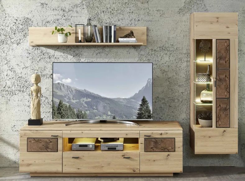 Madera artisan eiche Wohnwand