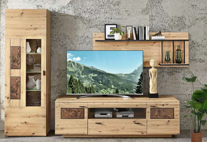 Madera Wohnwand eiche artisan