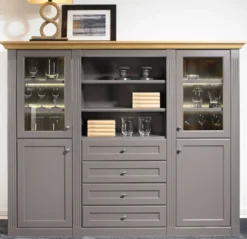Maisonette Highboard Landhausstil
