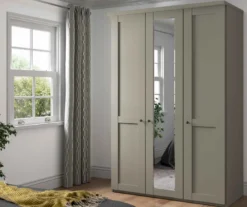 Marlow Landhaus Kleiderschrank mit Spiegel