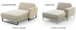 Maximilian Sofa mit Ottomane