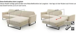 Maximilian Sofa mit Ottomane
