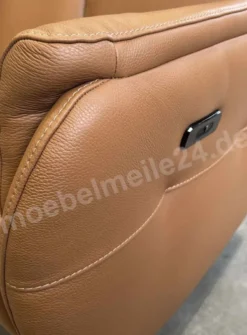 Milano Ledersofa Relaxfunktion elektrisch