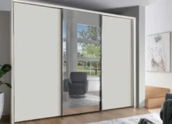 Monaco Schwebetürenschrank mit Spiegel