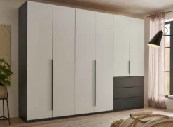 Nuka Kleiderschrank grau