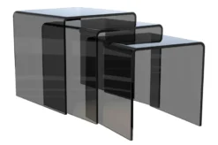 Olivea Beistelltisch Glas 3er Set