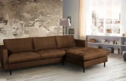 Optima 2-Sitzer Sofa mit Ottomane