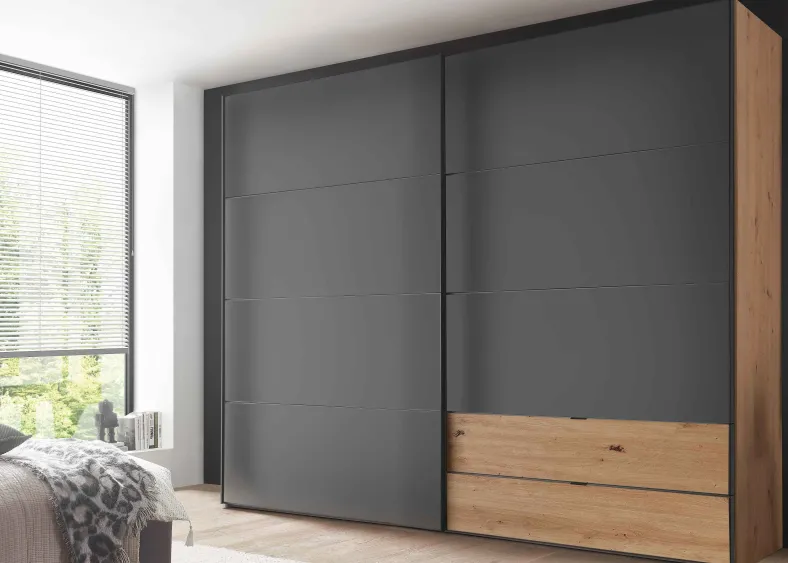Paros Kleiderschrank mit Schubladen
