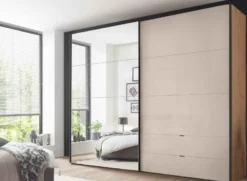 Paros Schwebetürenschrank mit Schubladen