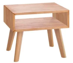 Pesaro Holzbett mit Polsterkopfteil