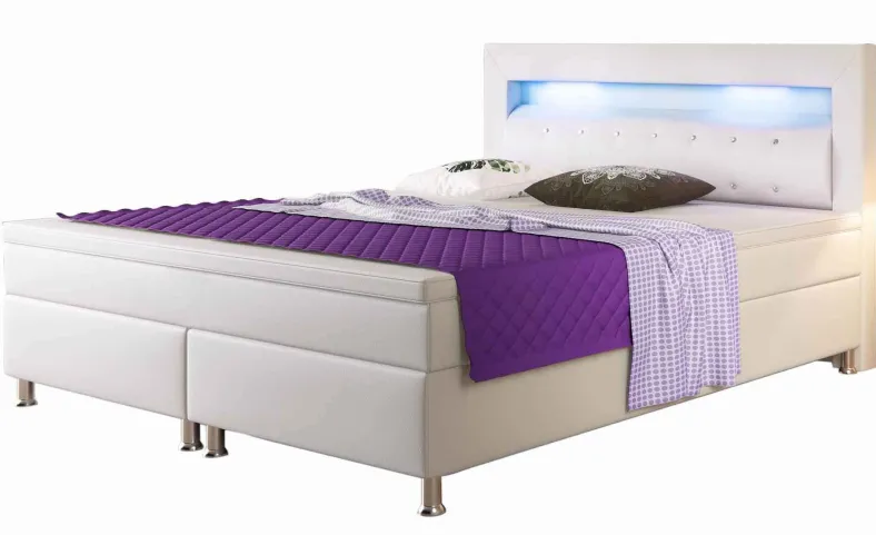 Polsterbett mit LED