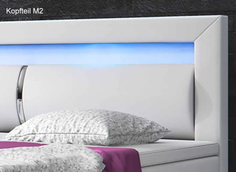 Polsterbett mit LED