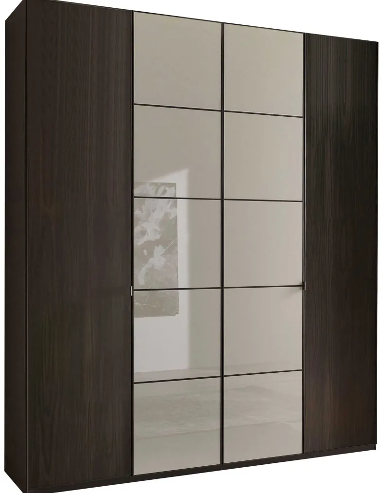Quito Kleiderschrank mit Glastüren