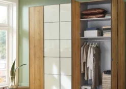 Quito Kleiderschrank mit Glastüren
