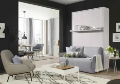 2RaumWunder Schrankbett mit Sofa