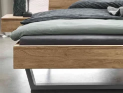 Redwood Holzbett mit Polsterkopfteil