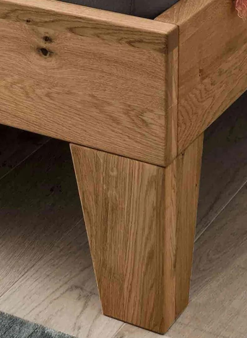 Redwood Holzbett mit Polsterkopfteil