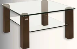 Rimini Couchtisch bronze Glas