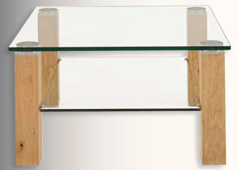 Rimini Couchtisch Glas