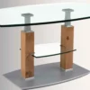 Rimini Deluxe Glastisch höhenverstellbar