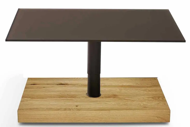 Ronald Schmitt K736 Couchtisch höhenverstellbar Keramik Glas individuell