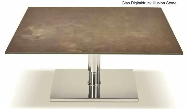Ronald Schmitt K736 Couchtisch höhenverstellbar Keramik Glas individuell