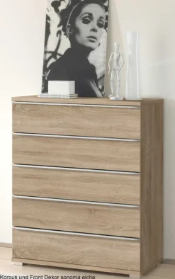 Rubin Hochkommode mit Schubladen