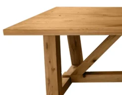Rustic Max rustikaler Massivholztisch rustic, wildeiche 200x100 / 220x100 cm