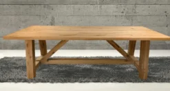 Rustic Max rustikaler Massivholztisch rustic, wildeiche 200x100 / 220x100 cm