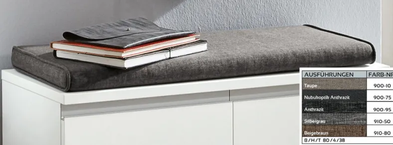 SALEA Flur Sitzbank mit Stauraum