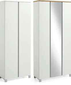 SALEA Garderobenschrank weiß