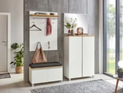 SALEA Garderoben Set weiß
