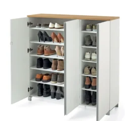SALEA Schuhkommode weiß