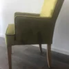 Samtsessel grün