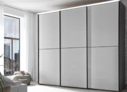 Satino Linea Kleiderschrank Glas matt