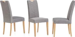 Savona Stühle grau 4er Set
