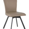 Schösswender 2er Set Polsterstühle Microfaser Lederoptik beige kurzfristig