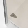 Schwebetürenschrank weiß mit Spiegel