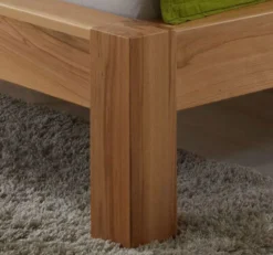 Select Holzbett mit Polsterkopfteil