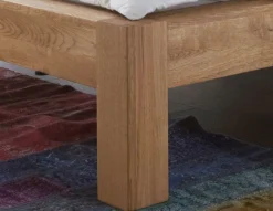 Select Holzbett mit Polsterkopfteil