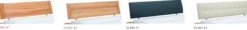 Select Holzbett mit Polsterkopfteil