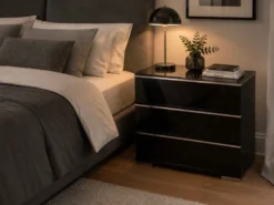 Shanghai Nachtschrank schwarz