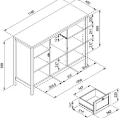 Sideboard weiß Landhaus