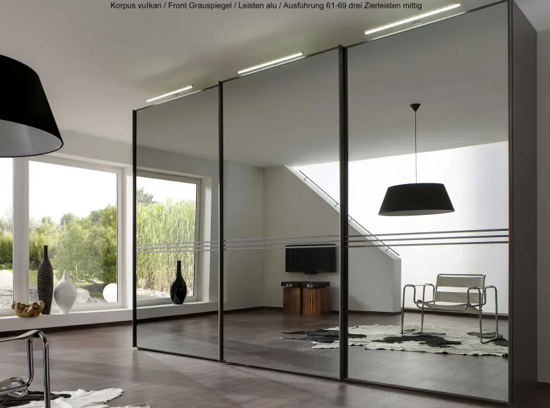 Sinfonie Plus Schwebetürenschrank Glas