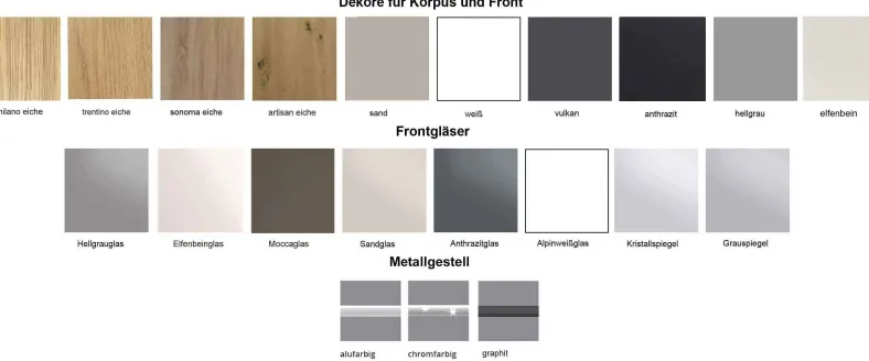 Sinfonie Schubladen-Kommode Schlafzimmer
