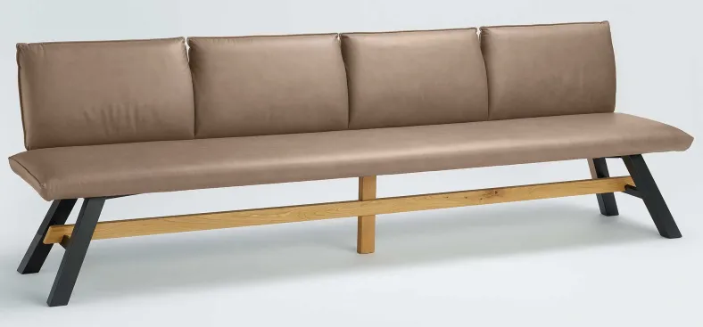 Sitzbank 160 cm mit Rückenlehne