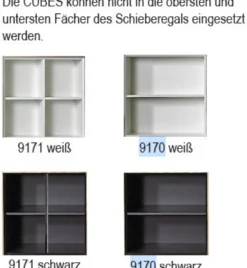 Solution Bücherregal mit Fernsehfach