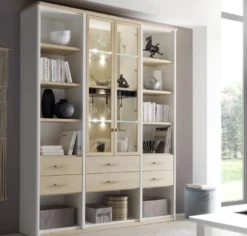 Solution Bücherregal mit Glastüren